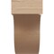 Ekena Millwork 6"W x 12"D x 12"H Classic Del Monte Rough Cedar Woodgrain TimberThane Corbel, Primed Tan CORUR06X12X12DELRCPR - alternate 2